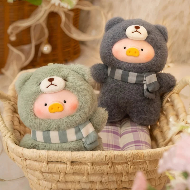 Genuine Lulu Pig Lovely Time Series Vinyl Retro Teddy Can Pig Plush Blind Box Trendy Toys Gifts Collectible Figure Anime Cosplay
