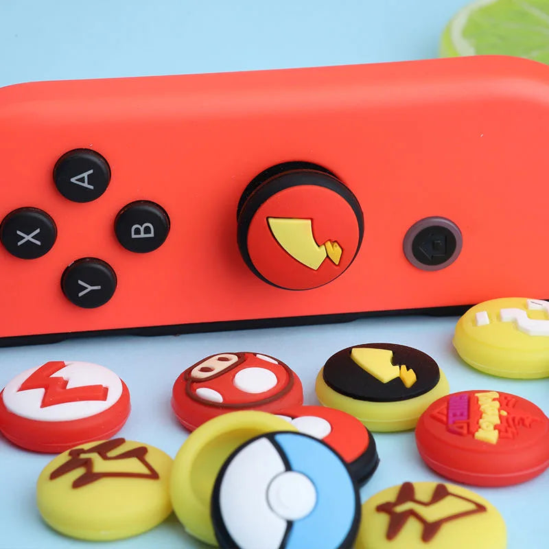 2pieces For Nintendo Switch NS Joystick Cover Thumb Stick Controller Grip Cap Skin JoyCon Gamepad Thumbstick Case