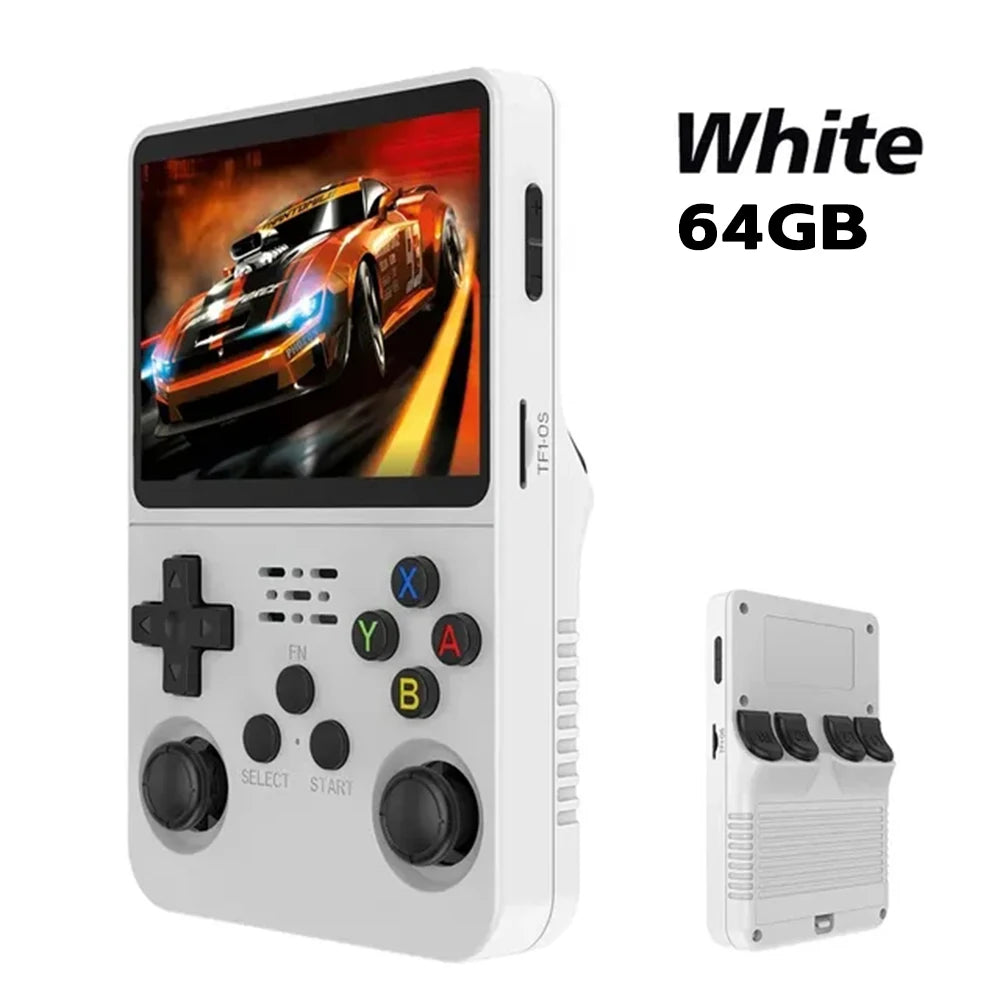R36S open-source retro handheld video game console Linux system 3.5-inch IPS screen portable pocket video player 64GB 128GB gami