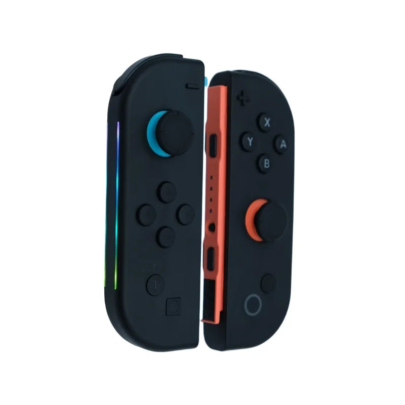 FORswitch Wireless for Joy-Con Controller RGB Small Handle with Colored Lights Left And Right for NS Host