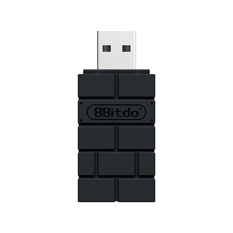 8BitDo USB Wireless Bluetooth Adapter 2 Receiver for Nintendo Switch 1, 2 PS1 Raspberry Pi Mini PS4 Controller for PS5 Handle