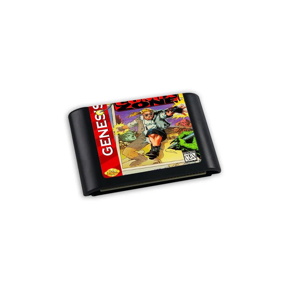 Retro Comix Zone 16bit game cartridge for Sega Genesis Megadrive video game consoles