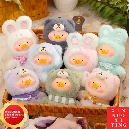 Genuine Lulu Pig Lovely Time Series Vinyl Retro Teddy Can Pig Plush Blind Box Trendy Toys Gifts Collectible Figure Anime Cosplay