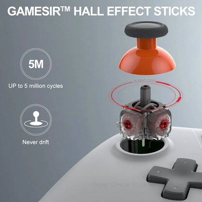 Gamesir Nova Lite Gamepads PC for Nintendo Switch 2 Controller Switch Steam Android iOS iPhone Controle Hall Effect Joystick
