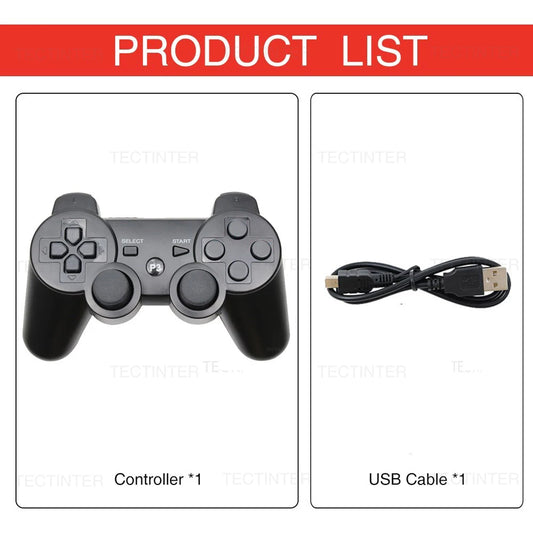 For SONY PS3 Gamepad Bluetooth Wireless Controller with Vibration for Playstation 3 Joypad Joystick Gaming Accessories