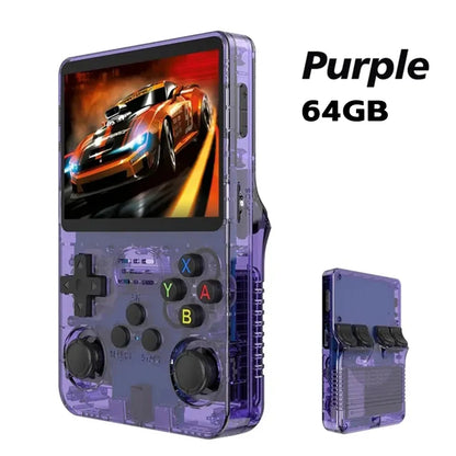 R36S open-source retro handheld video game console Linux system 3.5-inch IPS screen portable pocket video player 64GB 128GB gami