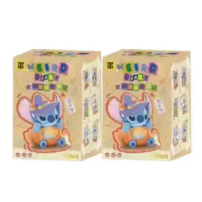 Original Genuine Disney Stitch Weird Diary 1.0 Wacky Diary 2.0 Blind Box Collectible Anime Desktop Decor Toys Birthday Gifts