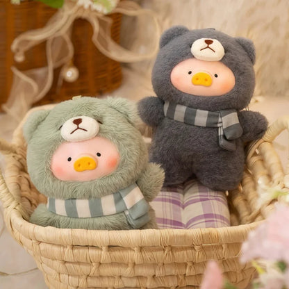 Genuine Lulu Pig Lovely Time Series Vinyl Retro Teddy Can Pig Plush Blind Box Trendy Toys Gifts Collectible Figure Anime Cosplay
