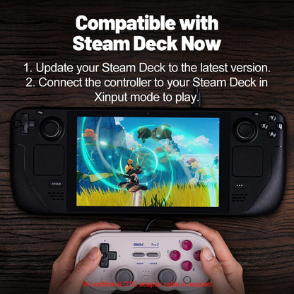 8BitDo Pro 2 Wired Gamepad for Nintendo Switch PC Gamepad RetroPie Raspberry Pi Ultimate Software Adjustable Hair Triggers
