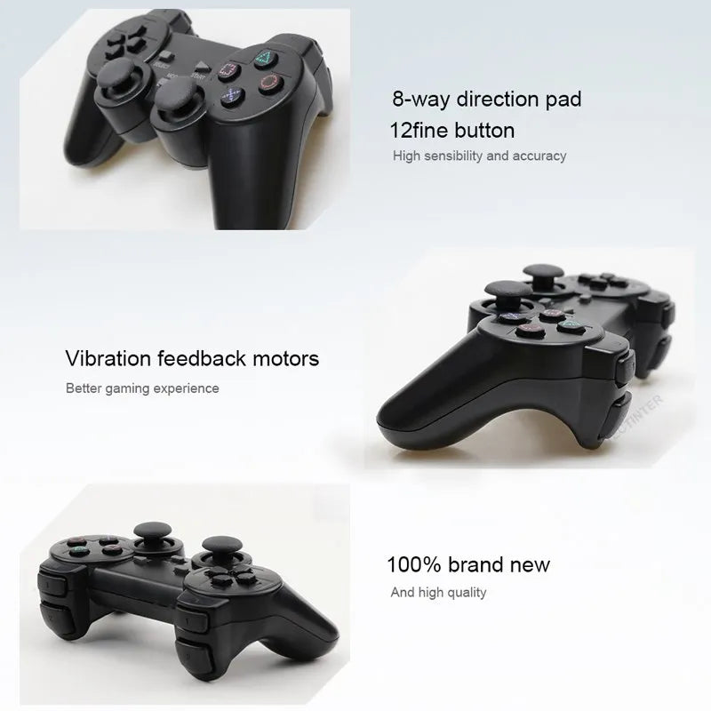 Wireless Gamepad for Sony PS2 Game Controller for Playstation 2 Joystick for PC  Joypad USB Game Controle with Dual Vibration