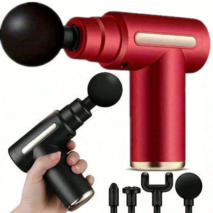 Upgraded Portable Massage Gun - Deep Tissue Muscle Relief, USB Rechargeable Battery, Ideal For Back & Neck,Gift For Everyone