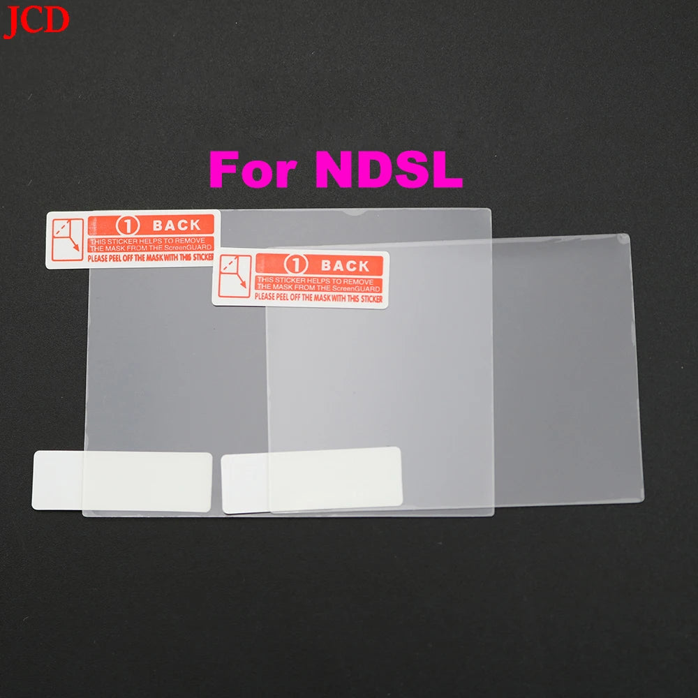 JCD 1pcs Top Bottom HD Clear Protective Film For GB GBA GBC GBA SP DSL NDSL For 2DS New 3DS XL LCD Screen Protector