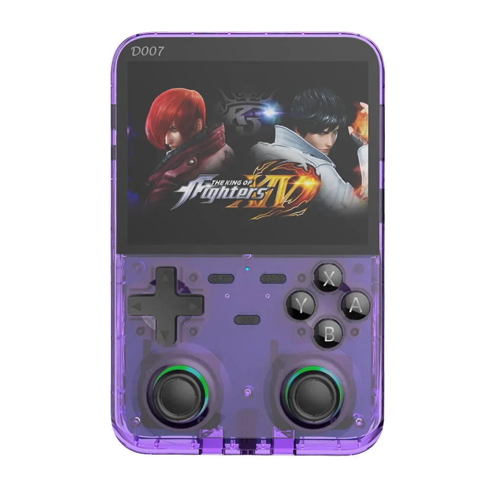 D007 Portable Video Game Consoles 3.5 Inch IPS Screen Handheld Game Players Open Source System 10000+ Gaming Retro Devices