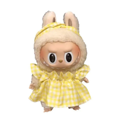 17cm Cute Mini Plush Doll'S Clothes Outfit Accessories For Korea Kpop Exo Labubu Idol Dolls Tops And Pants Clothing Diy Kid Gift