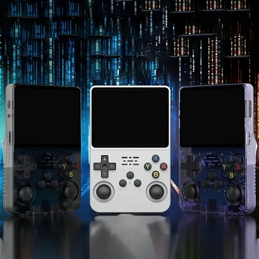 R36S open-source retro handheld video game console Linux system 3.5-inch IPS screen portable pocket video player 64GB 128GB gami
