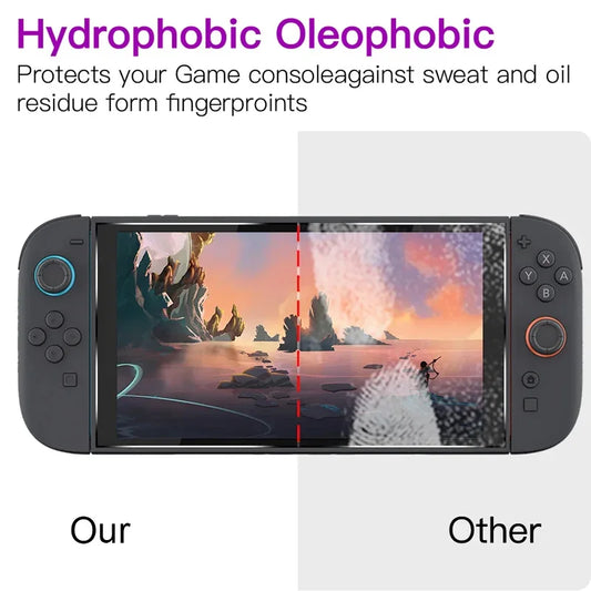 2/3PCS Protective Glass For Nintendo Switch Tempered Glass Screen Protector for Nintendos Switch 2 Oled Accessories Film