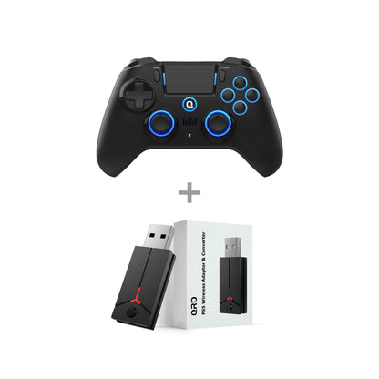 Original QRD Spark N5 Wireless Controller for PS5 PS4 PS3 IOS Android PC Hall 8-color LED lights Vibration effect PS5 Gamepad