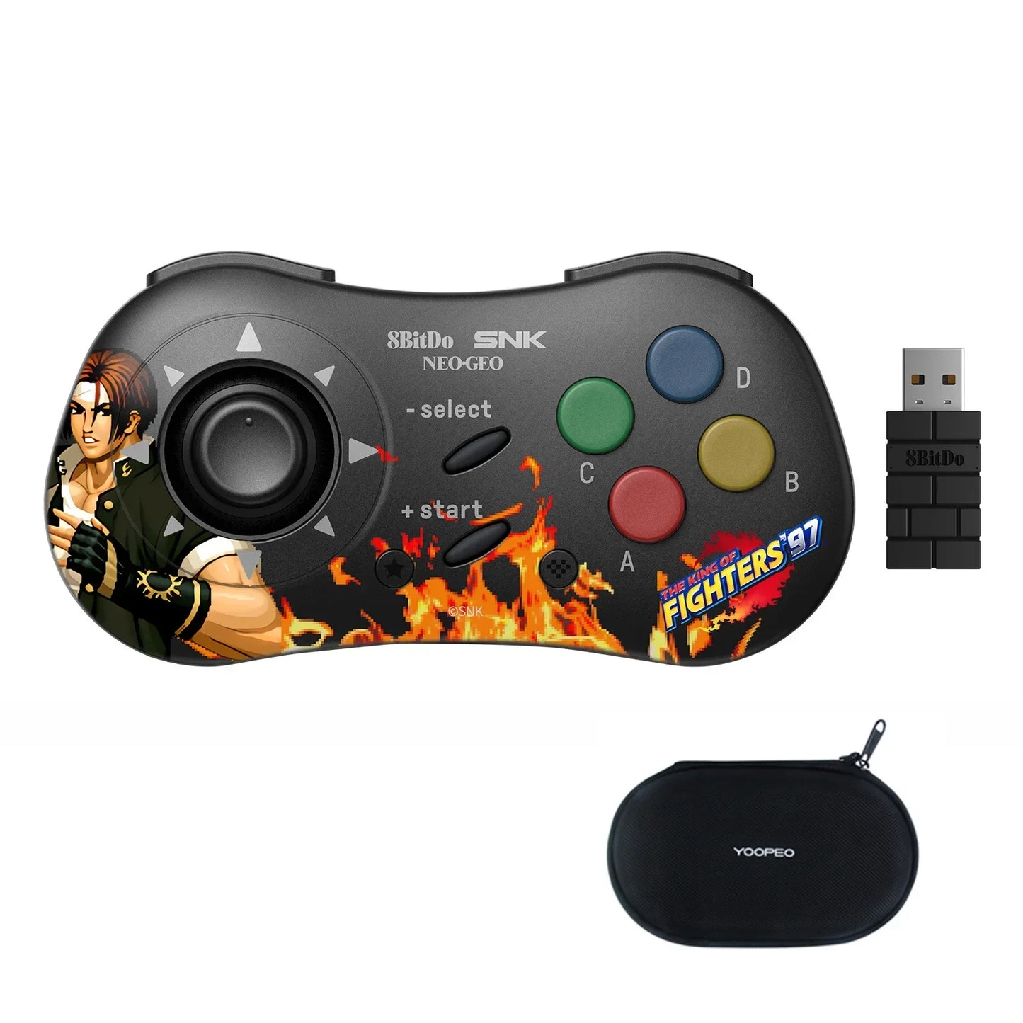 AKNES 8BitDo NEOGEO Wireless Controller Gamepad for Windows Android NEOGEO mini Classic Joystick Officially Licensed by SNK