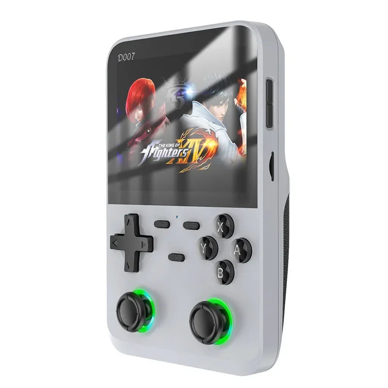 D007 Portable Video Game Consoles 3.5 Inch IPS Screen Handheld Game Players Open Source System 10000+ Gaming Retro Devices