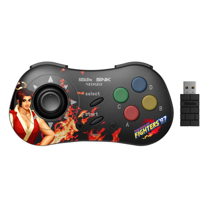 AKNES 8BitDo NEOGEO Wireless Controller Gamepad for Windows Android NEOGEO mini Classic Joystick Officially Licensed by SNK