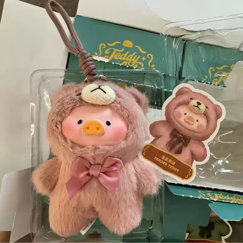 Genuine Lulu Pig Lovely Time Series Vinyl Retro Teddy Can Pig Blind Box Trendy cute toys Gifts Collectible Figure Anime Cosplay
