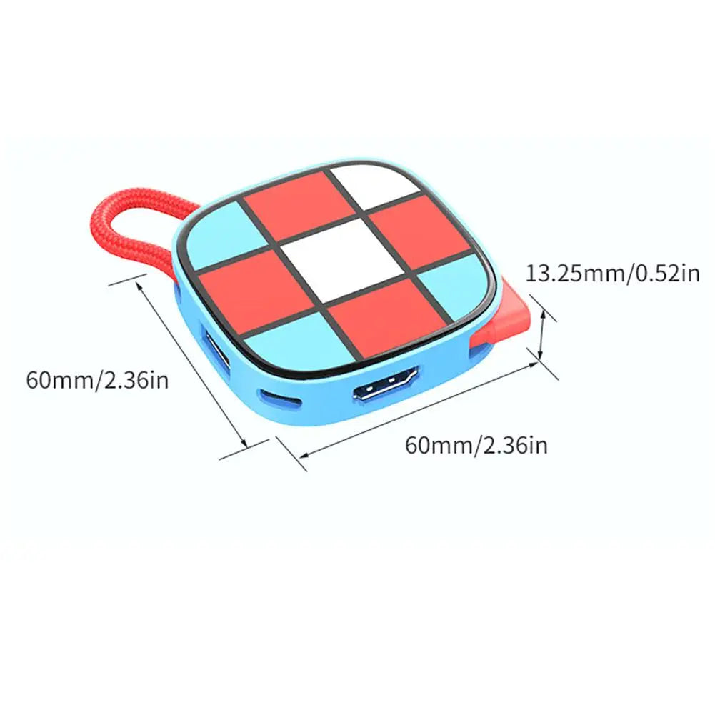 2nd Generation Type C Docking Station 3 in 1 For Switch2 4k 60Hz USB3.0 5Gbps PD-100W Power For Game Console Screen Casting Game