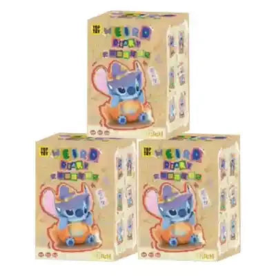 Original Genuine Disney Stitch Weird Diary 1.0 Wacky Diary 2.0 Blind Box Collectible Anime Desktop Decor Toys Birthday Gifts