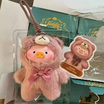 Genuine Lulu Pig Lovely Time Series Vinyl Retro Teddy Can Pig Plush Blind Box Trendy Toys Gifts Collectible Figure Anime Cosplay