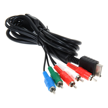 Component AV Cable for PS2 / PS3 / PS3 Slim, HD Multi Out Composite RCA Audio Video Cable for Sony Playstation PS3 (6 Feet)