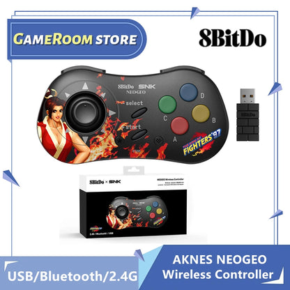 AKNES 8BitDo NEOGEO Wireless Controller Gamepad for Windows Android NEOGEO mini Classic Joystick Officially Licensed by SNK