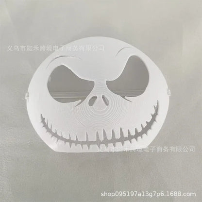 For/Cloth Labubu Doll Diy Terror Mask Halloween Set 17cm V1 V2 V3 Vinyl Doll Mp5 Metal Bag Doll Accessories