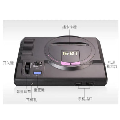 Wireless handle MD Sega game console 4K TV HDMI high definition Sega console Double yellow card black card wired