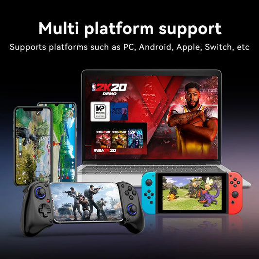 Telescopic Wireless Gamepad Controller  D11 For SWITCH/Android/IOS/PS3/PS4/Xbox Bluetooth Stretching Cooling Game Controller