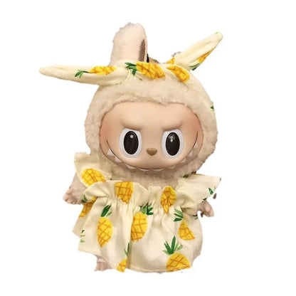 17cm Cute Mini Plush Doll'S Clothes Outfit Accessories For Korea Kpop Exo Labubu Idol Dolls Tops And Pants Clothing Diy Kid Gift