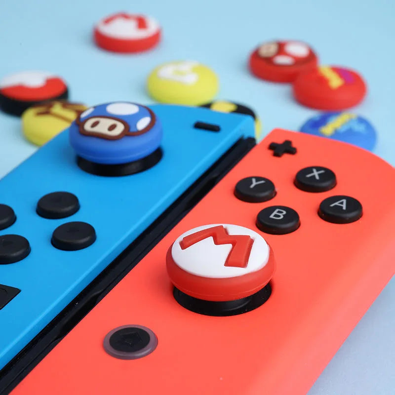 2pieces For Nintendo Switch NS Joystick Cover Thumb Stick Controller Grip Cap Skin JoyCon Gamepad Thumbstick Case