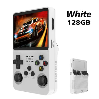 R36S open-source retro handheld video game console Linux system 3.5-inch IPS screen portable pocket video player 64GB 128GB gami