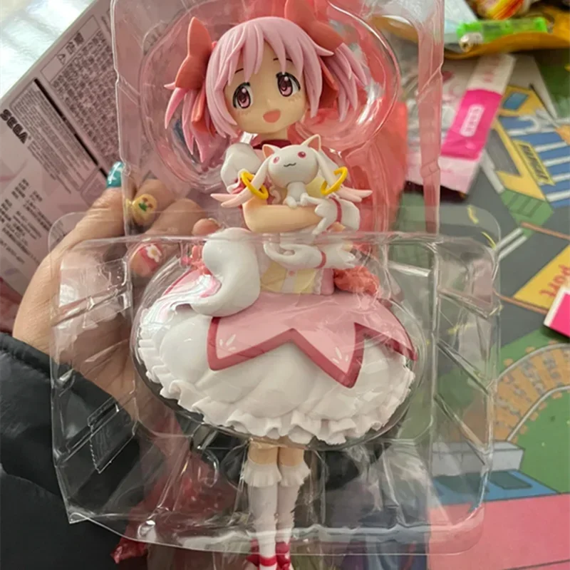 Original Genuine 17cm Sega Kaname Madoka Tamaki Iroha Anime Action Pvc Figure Model Doll Toy Figurine Collectiable Ornament