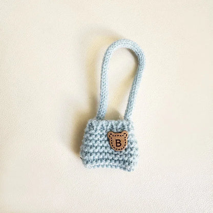 Doll clothes for Labubu Outfit V1 V2 V3 17cm Dolls Sitting Accessories Glasses Clothing Designer Kids Gift Sweater Hat Bag Set