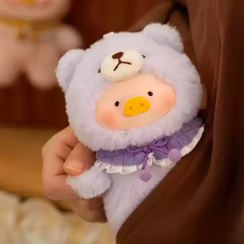 Genuine Lulu Pig Lovely Time Series Vinyl Retro Teddy Can Pig Plush Blind Box Trendy Toys Gifts Collectible Figure Anime Cosplay