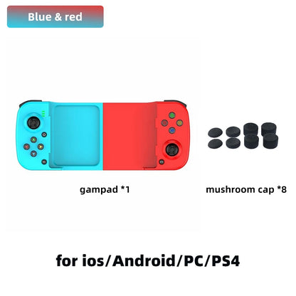 D3 Gamepad Telescopic BT Bluetooth Game Controller For PC IOS Android PUBG Switch PS4 Stretch Wireless 3D Joystick With Macro