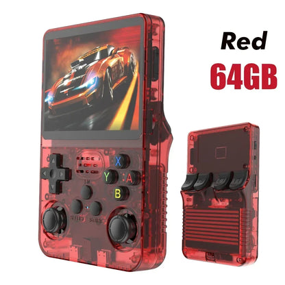 20000 games R36S retro game console 3.5-inch Linux open-source system portable handheld game console with 64G for children gifts
