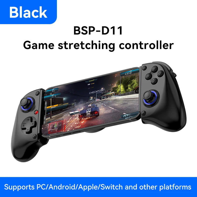 Telescopic Wireless Gamepad Controller  D11 For SWITCH/Android/IOS/PS3/PS4/Xbox Bluetooth Stretching Cooling Game Controller