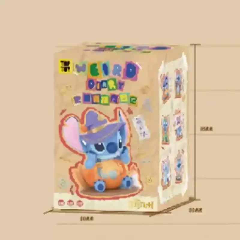 Original Genuine Disney Stitch Weird Diary 1.0 Wacky Diary 2.0 Blind Box Collectible Anime Desktop Decor Toys Birthday Gifts
