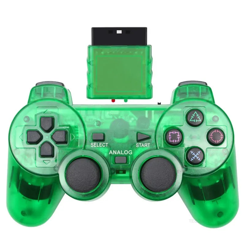 Wireless Gamepad for Sony PS2 Game Controller for Playstation 2 Joystick for PC  Joypad USB Game Controle with Dual Vibration