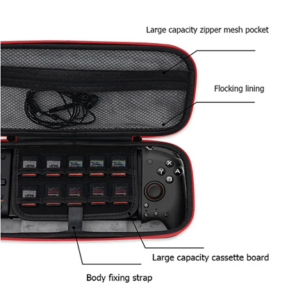 For Nintendo Switch Hori Split Pad Pro Controller Carrying Case Storage Bag Gamepad Protection Box Travel Pouch Game Card Slot