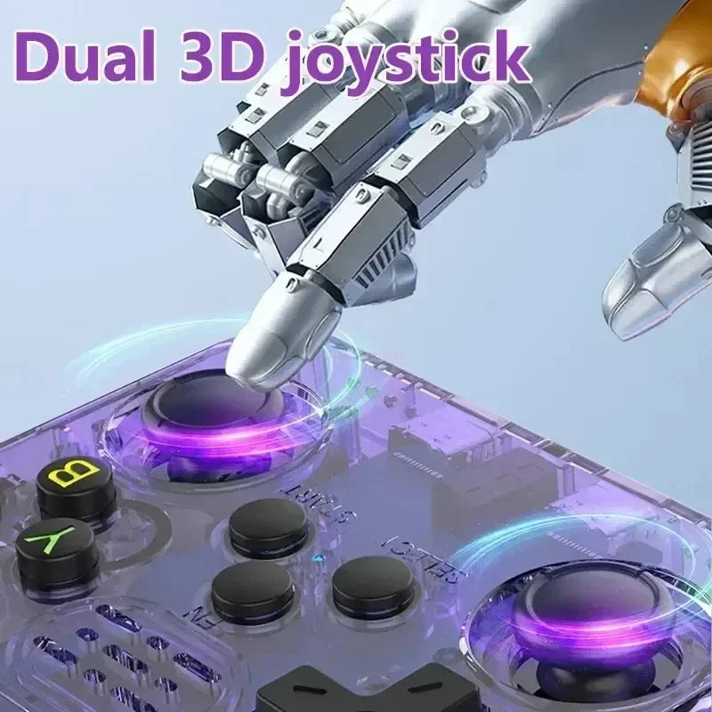 128GB/64GB R36S Retro Handheld Video Game Console Linux System 3.5 Inch IPS Screen Portable Pocket Video Player Games Boy Gift