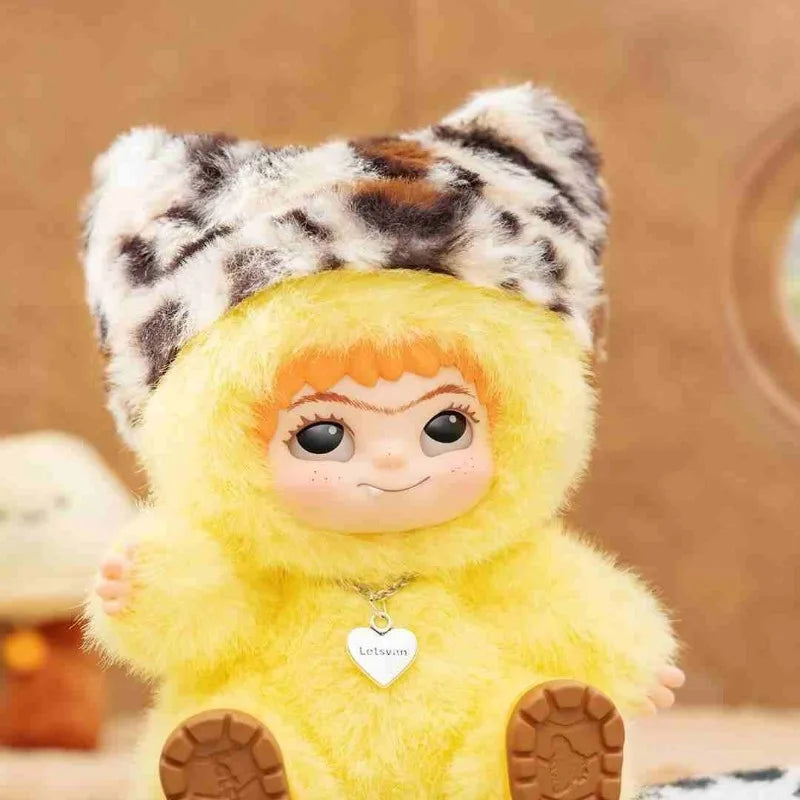 Genuine Wakuku Fuzzy Trendy Fun Party Series Blind Box Toy Vinyl Face Pendant Action Figure Mystery Box Give Child Surprise Gift