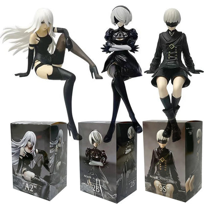 15Cm Anime Original SEGA Nier:automata Ver1.1A 2B Yorha No. 2 Type B Premium Chokonose Figure PVC Model Collectible Toys