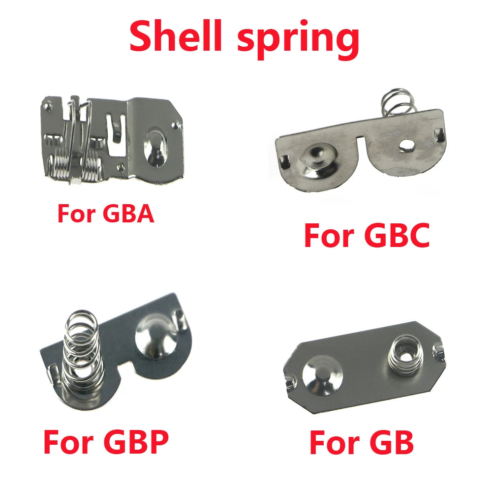 For GB GBC GBA GBP Motherboard Battery Terminals Spring Contacts Housing Battery spring Holder For GameBoy Advance Color Console