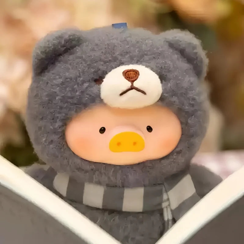 Genuine Lulu Pig Lovely Time Series Vinyl Retro Teddy Can Pig Blind Box Trendy cute toys Gifts Collectible Figure Anime Cosplay